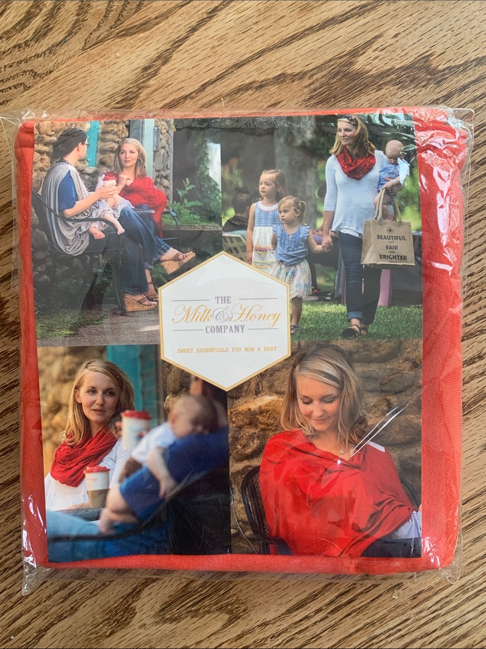 NWT The Milk & Honey Company Pumpkin Orange Nursing & Fashion Wrap